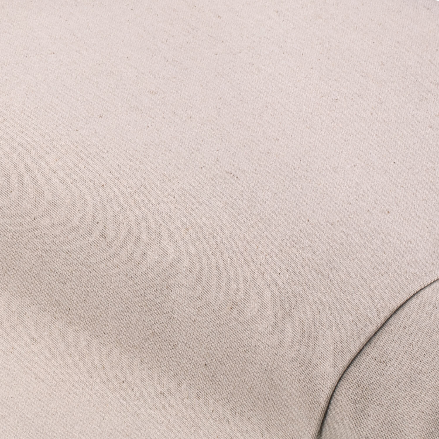 "Tissu coton-lin ""natura"", coupon de 0,5 m, pierre"