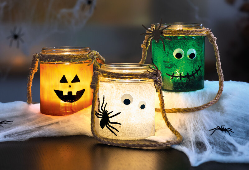 Glas-Windlichter, 12 cm, 9,5 cm Ø, 4 Stück online kaufen