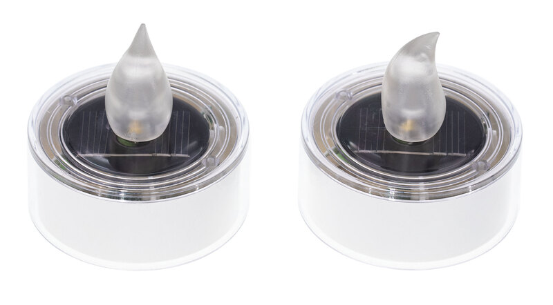 Solar LED Teelichter, 5,2 cm Ø, 2 Stück online kaufen