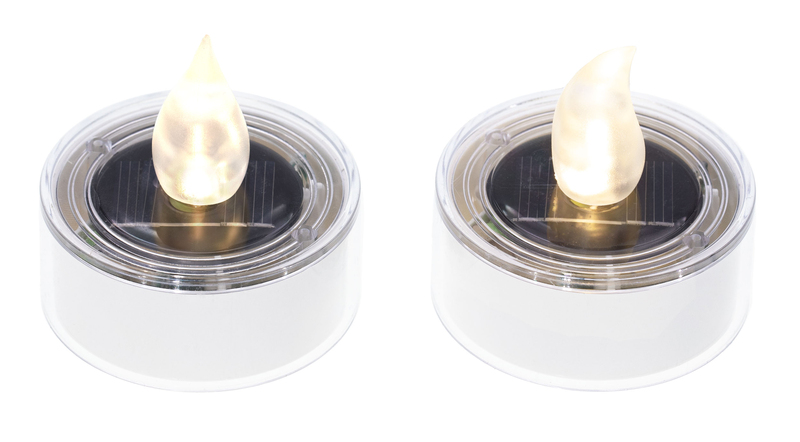 Solar LED Teelichter, 5,2 cm Ø, 2 Stück online kaufen