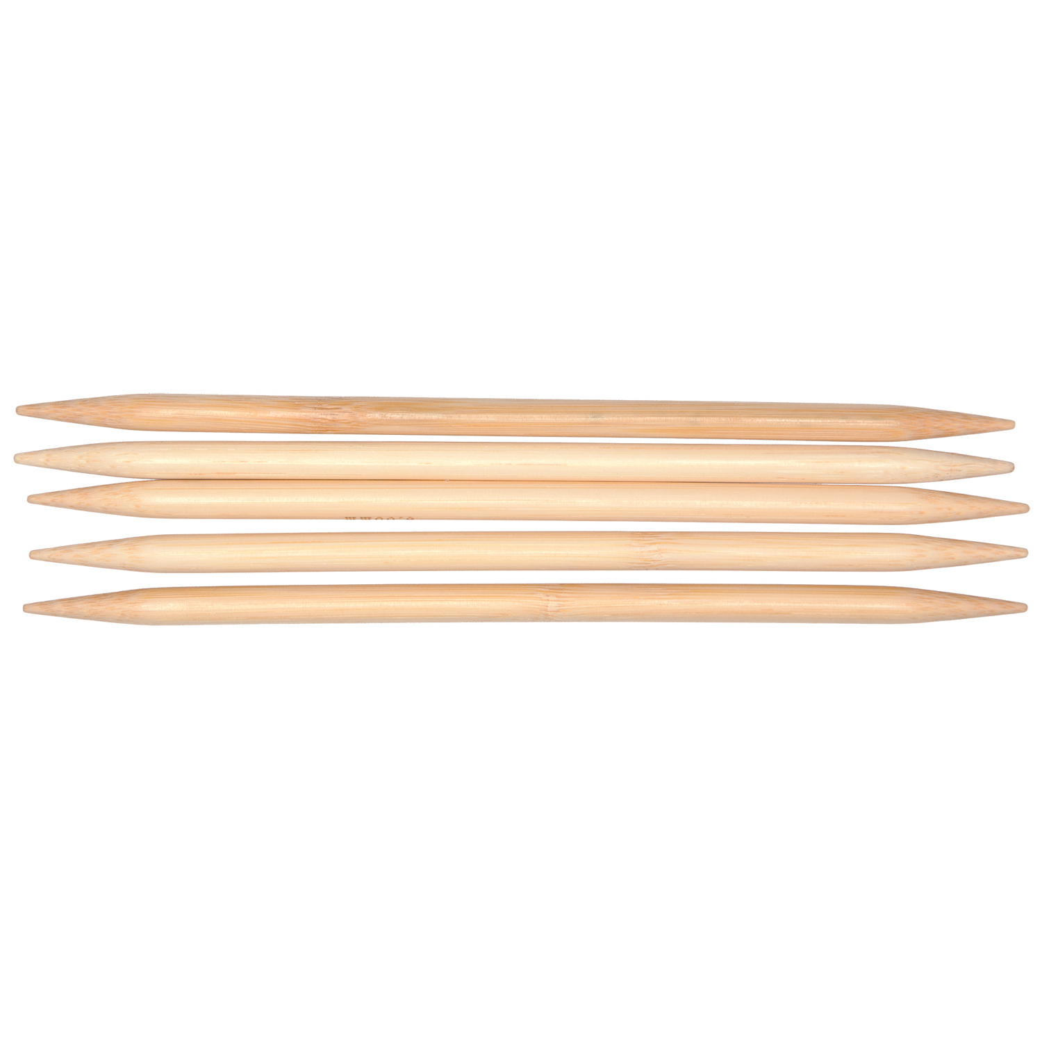 buttinette Aiguilles double pointes, bambou, 20 cm