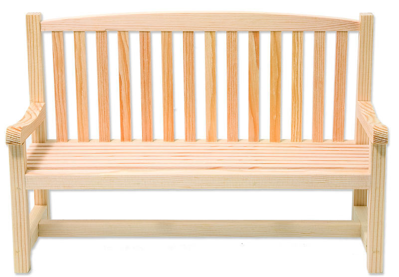 Dekobank aus Holz, 30 x 12 x 20 cm online kaufen