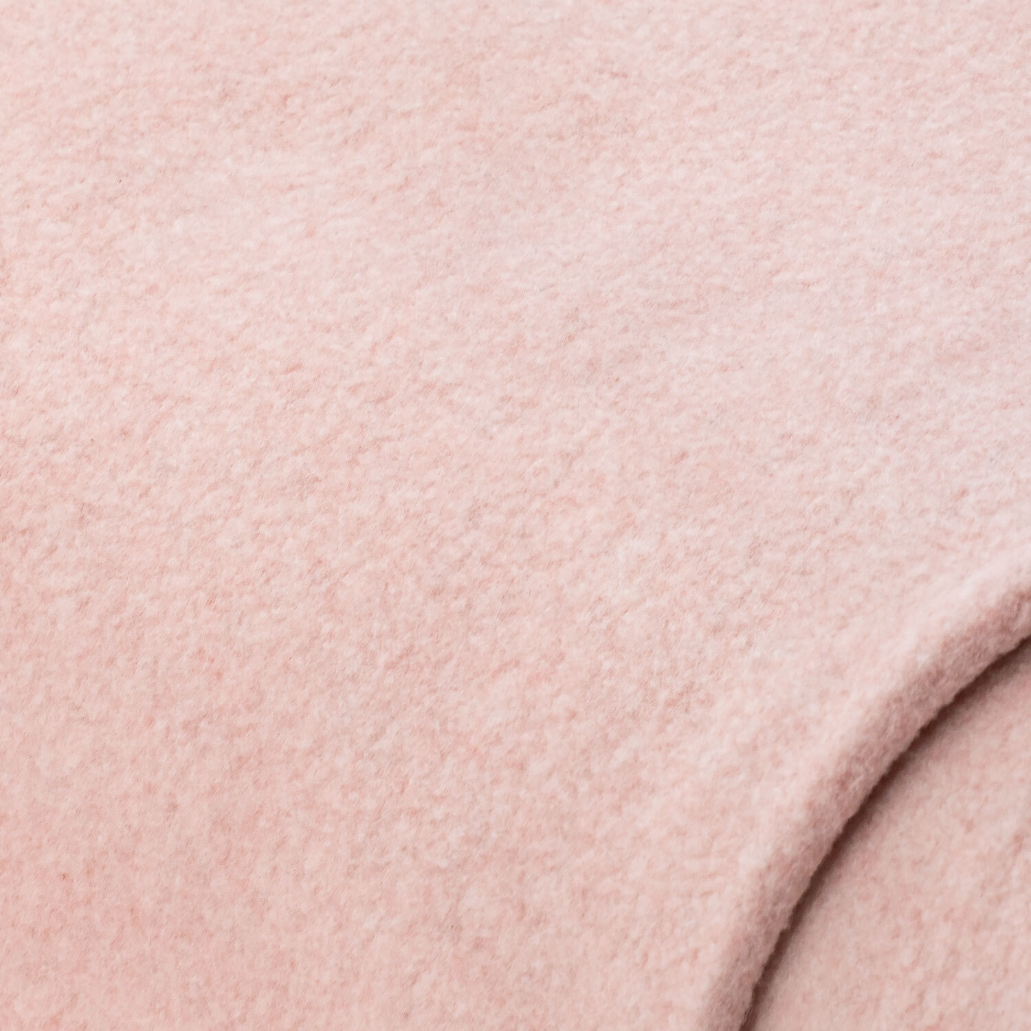 Tissu polaire de coton, rose pâle
