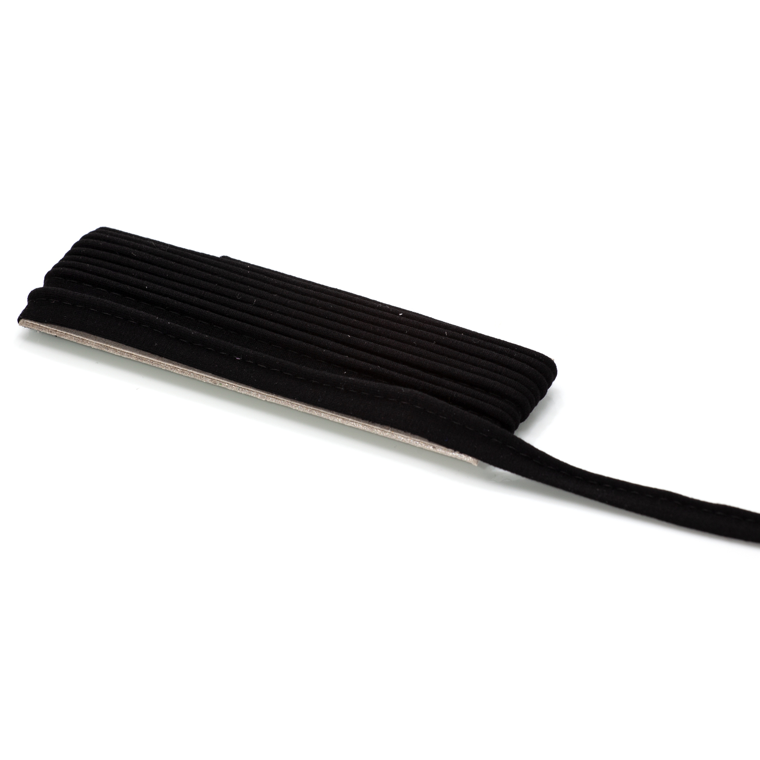 buttinette Passepoil en jersey, noir, 3 mm Ø, 3 m
