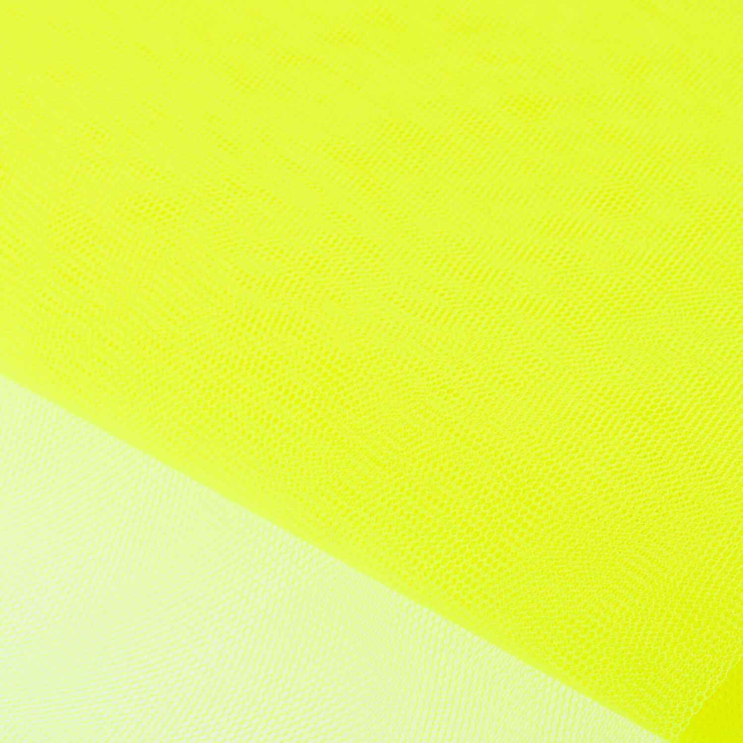 Tissu tulle, jaune fluo