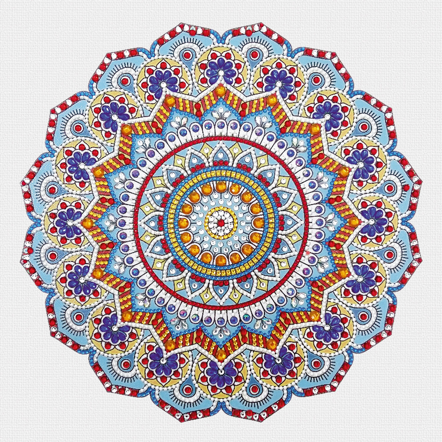 Ursus Kit broderie diamant "mandala bleu"