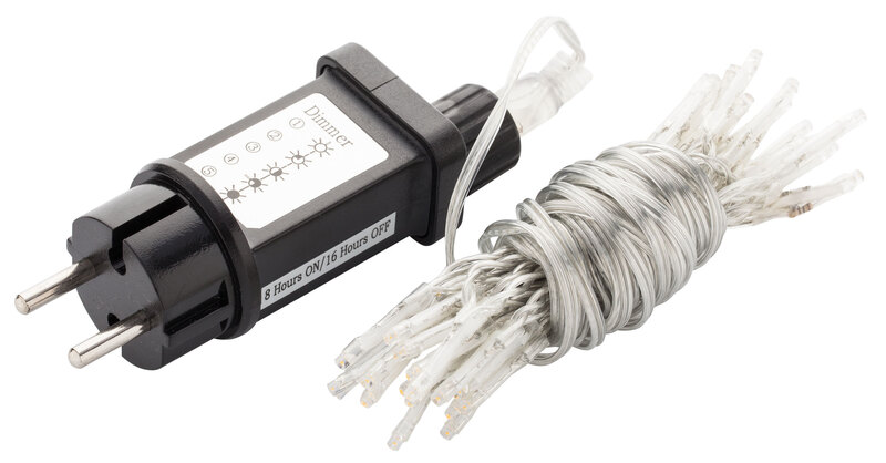 LED-Lichterkette mit Dimmer und Timer, 40 Birnchen online kaufen