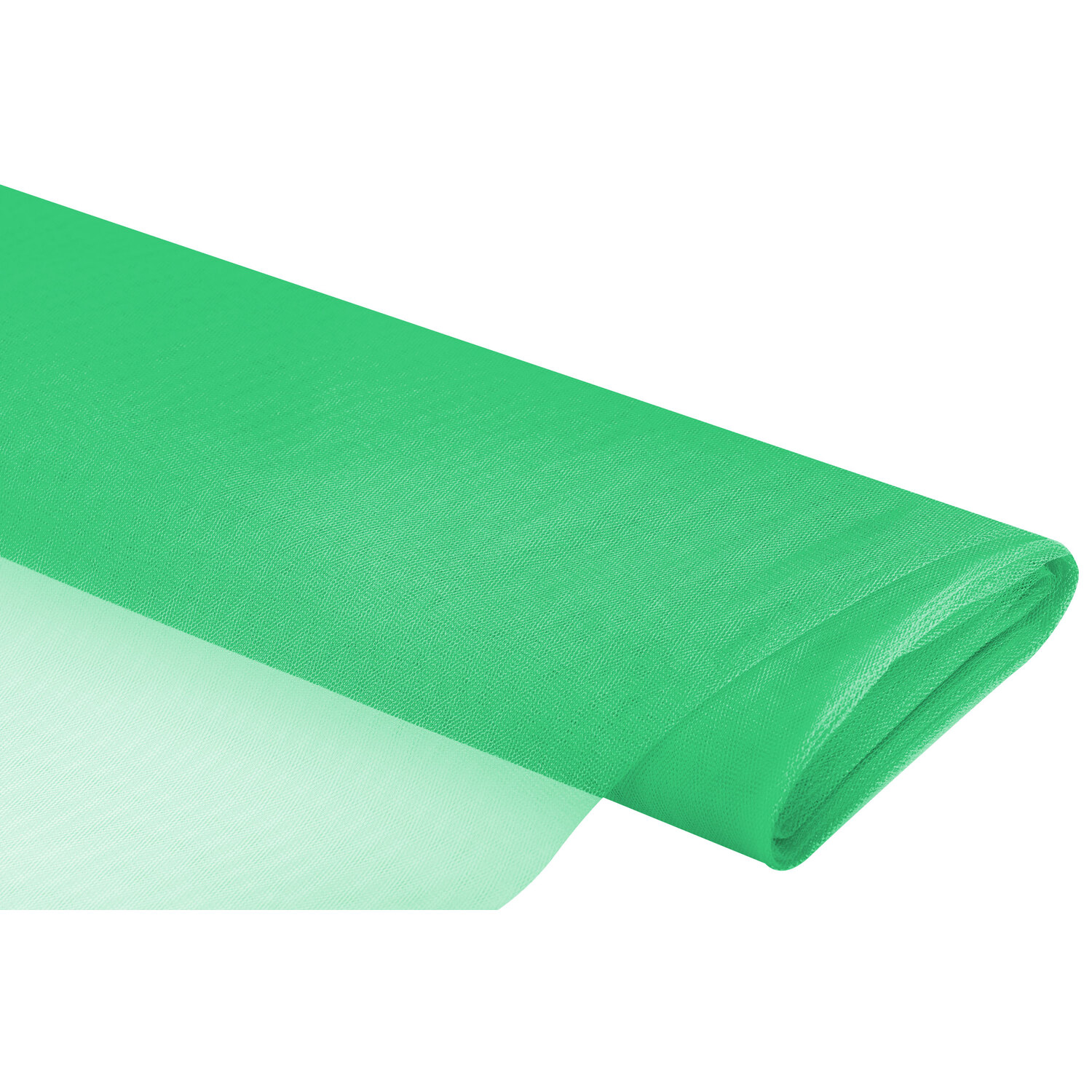 Tissu tulle, vert gazon