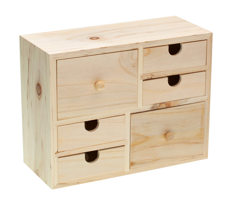 Schränkchen aus Holz, 22 x 9,5 x 17 cm online kaufen