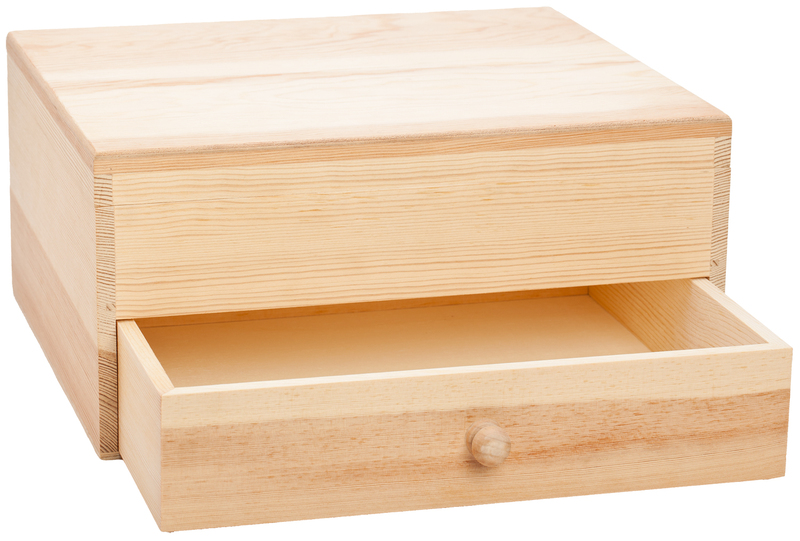 Schmuckschatulle aus Holz, mit Schublade, 29 x 25 x 14 cm online kaufen